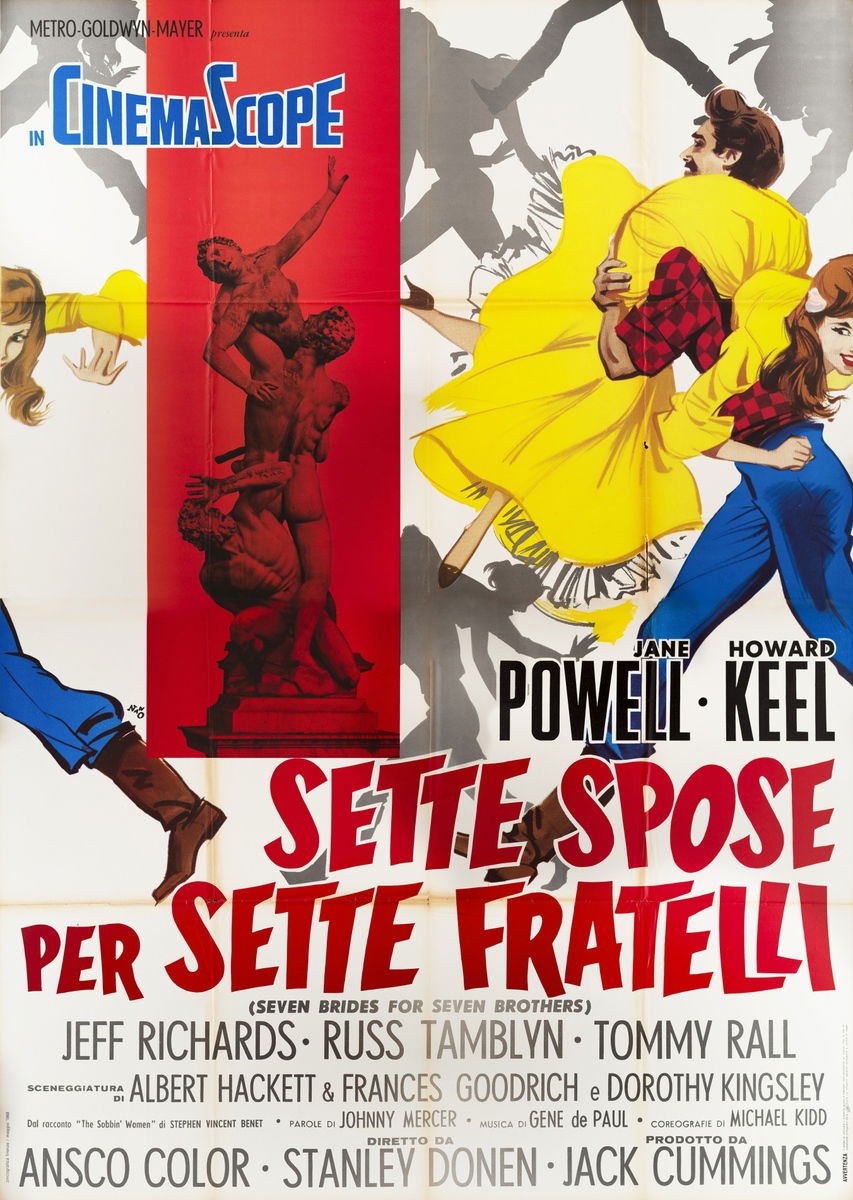 Sette spose per sette fratelli - Manifesto 1