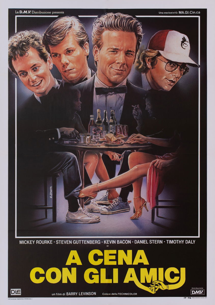 A cena con gli amici - Manifesto 1