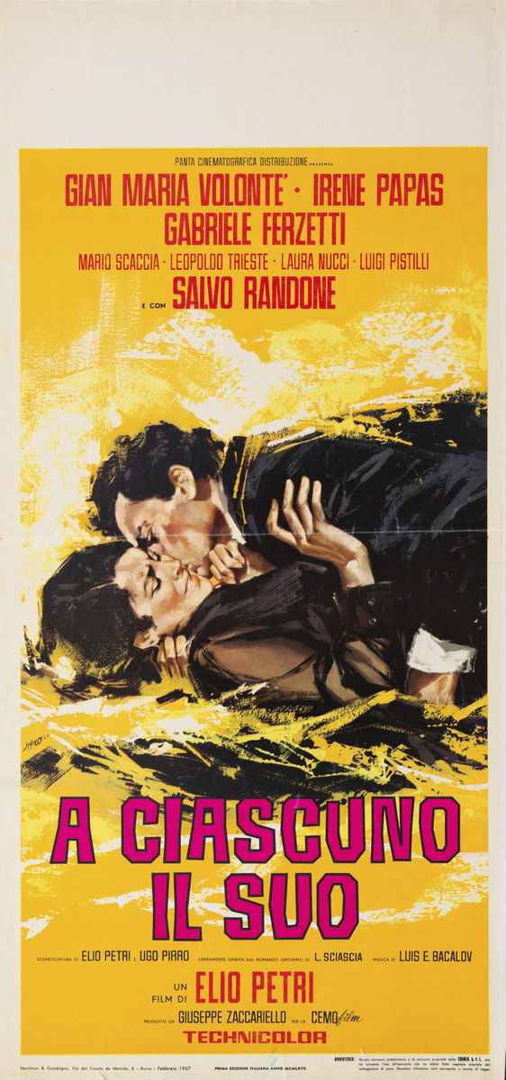 A ciascuno il suo - Locandina 1