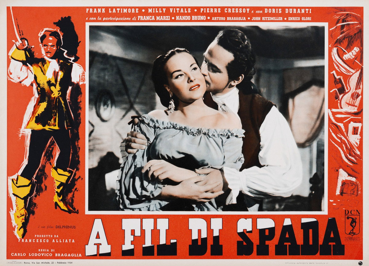 Fotobusta 2 per il film A fil di spada (1952)