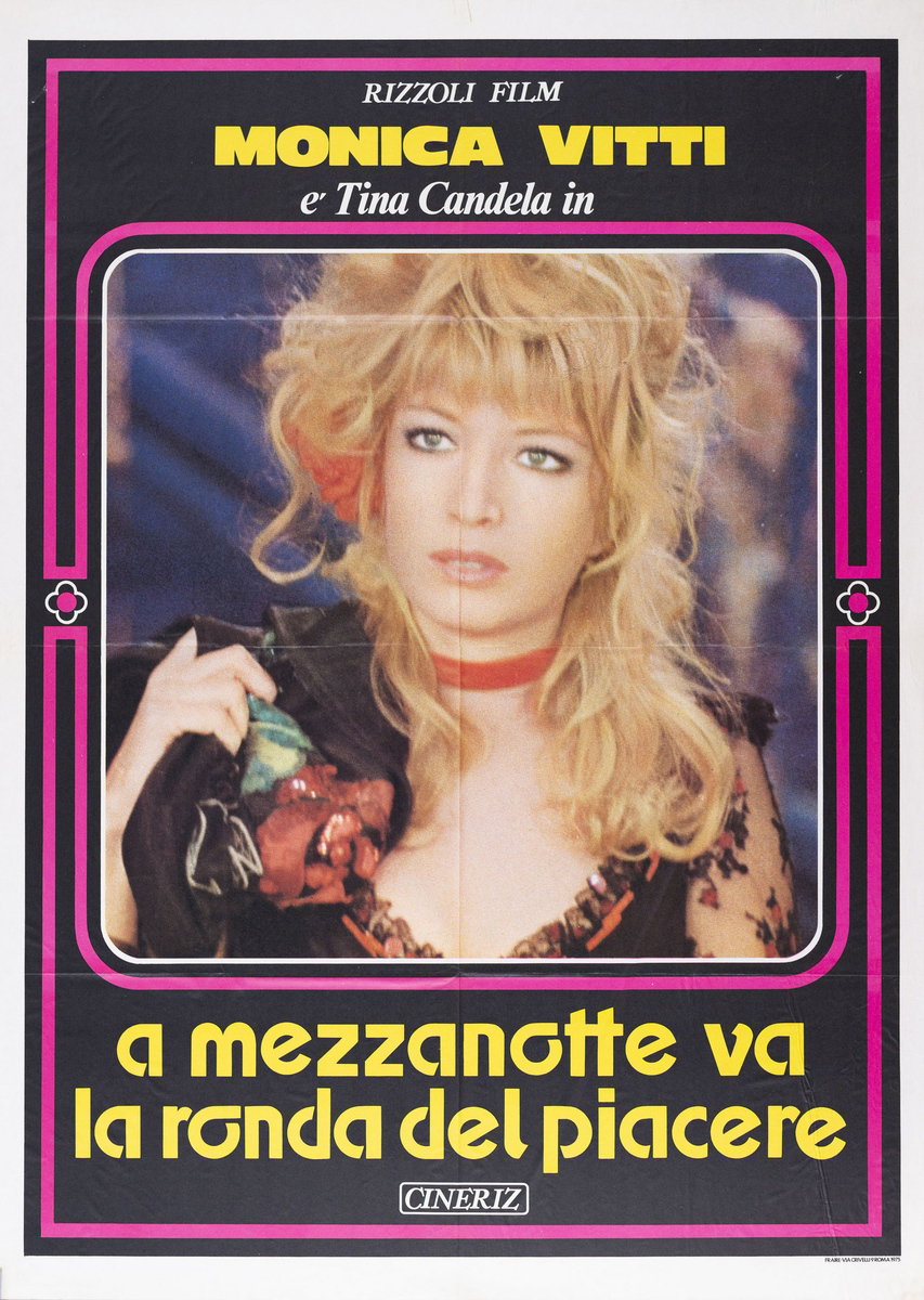 Manifesto 3 per il film A mezzanotte va la ronda del piacere (1975)
