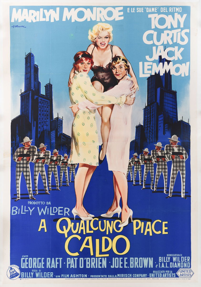 A qualcuno piace caldo - Manifesto 1