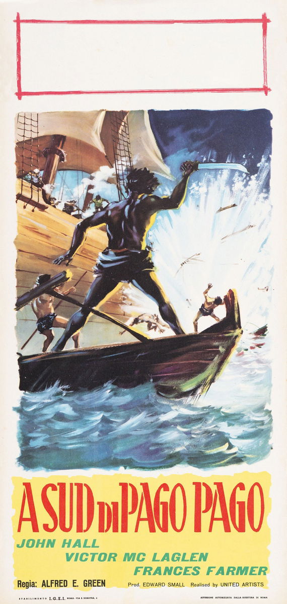 A sud di Pago Pago - Locandina 1