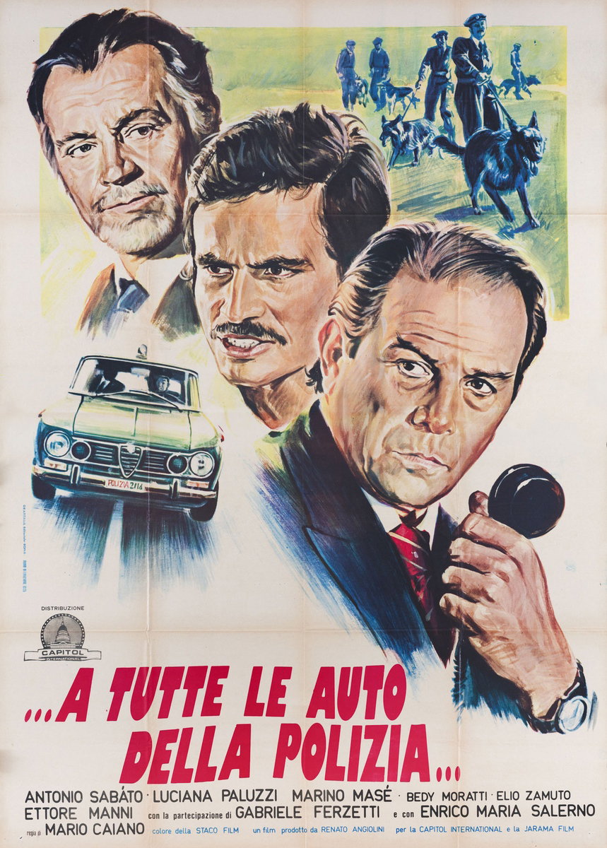 Manifesto 2 per il film ...a tutte le auto della polizia... (1975)