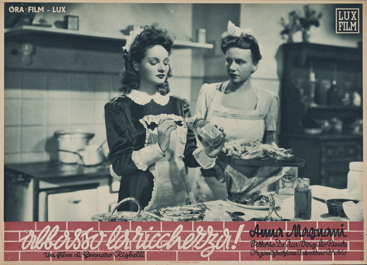 Fotobusta 2 per il film Abbasso la ricchezza! (1946)