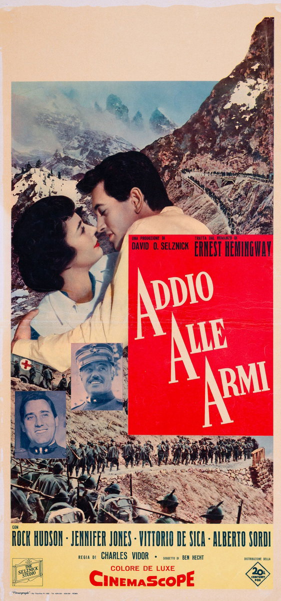 Locandina 2 for the film A Farewell to Arms (1957)