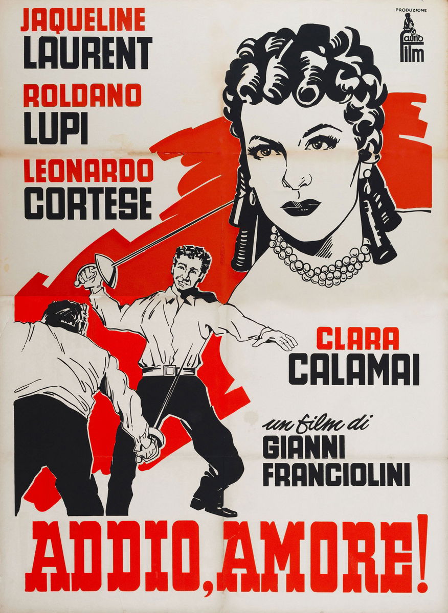 Addio amore - Manifesto 1