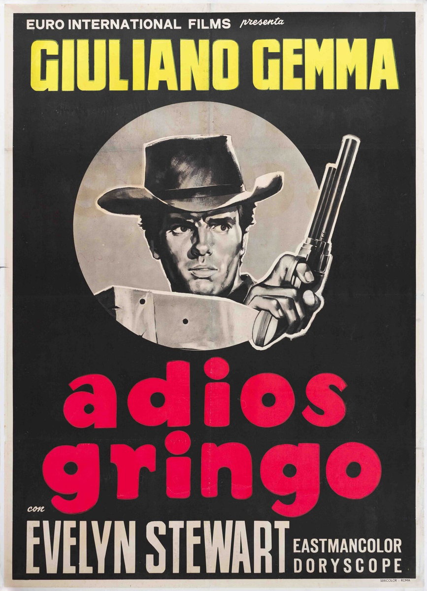 Manifesto 3 per il film Adios gringo (1965)