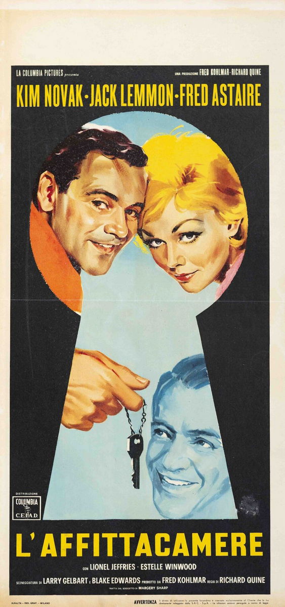 The Notorious Landlady - Lobby Card 1