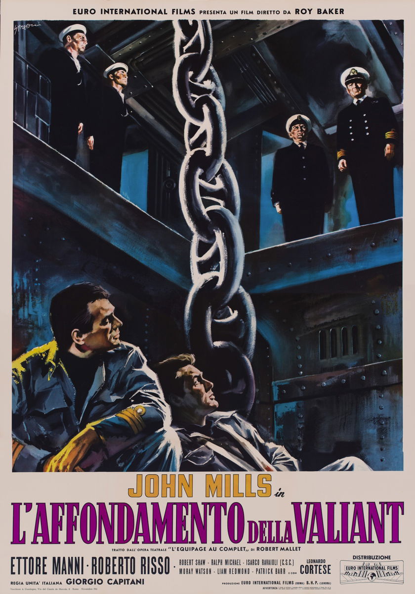 L'affondamento della Valiant - Manifesto 1