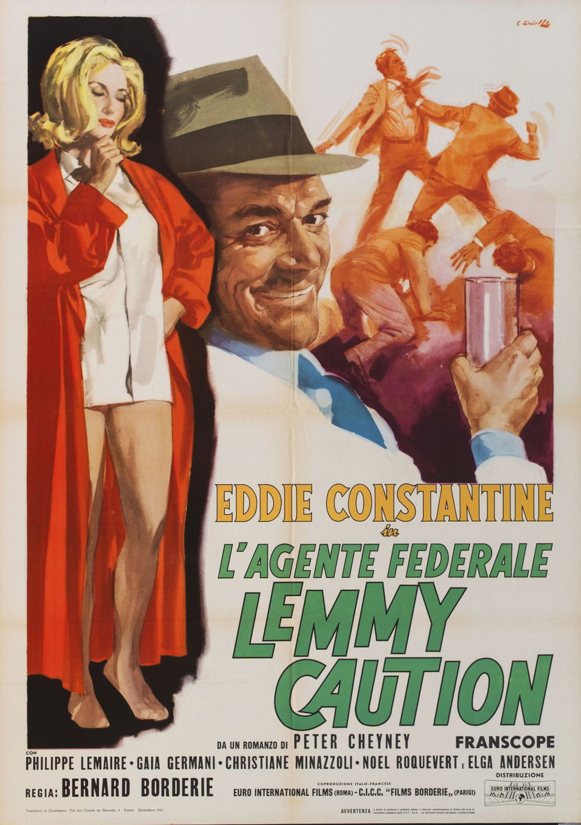L'agente federale Lemmy Caution - Manifesto 1