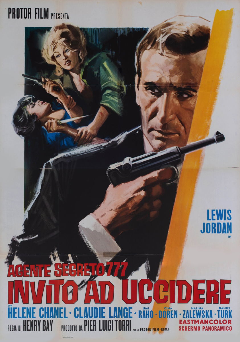 Agente segreto 777 - Invito ad uccidere - Manifesto 1