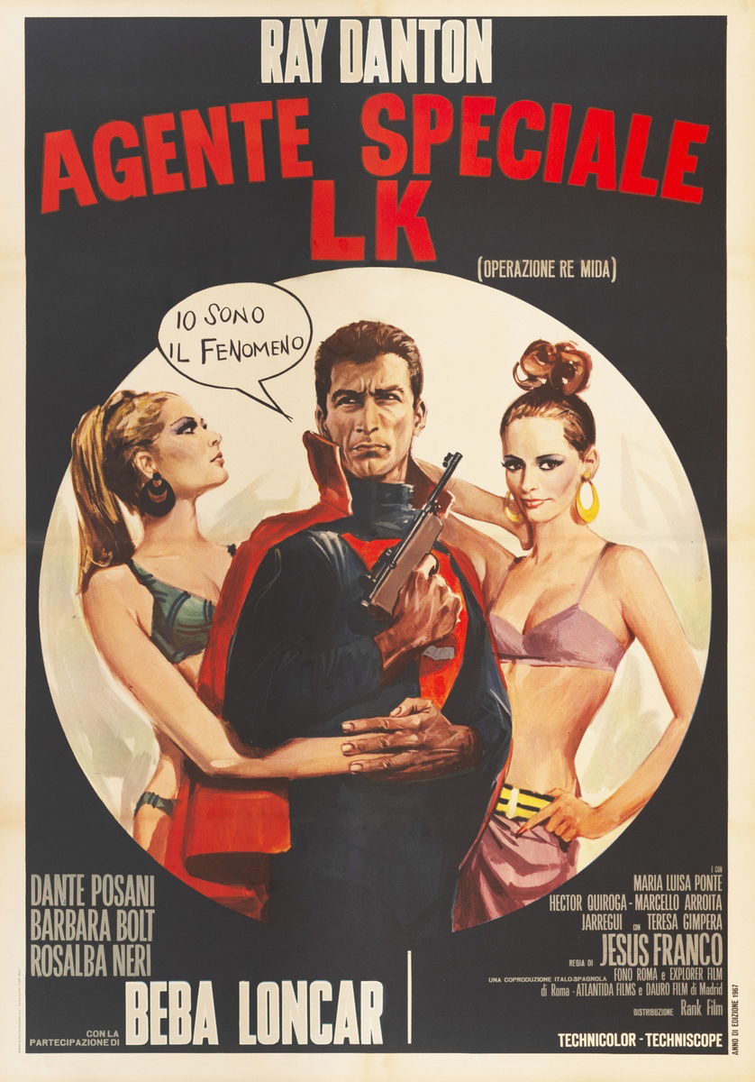 Agente speciale L. K. - Operazione Re Mida - Manifesto 1