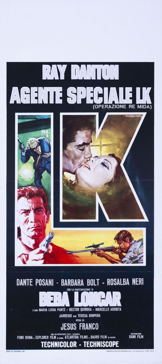Agente speciale L. K. - Operazione Re Mida - Locandina 1