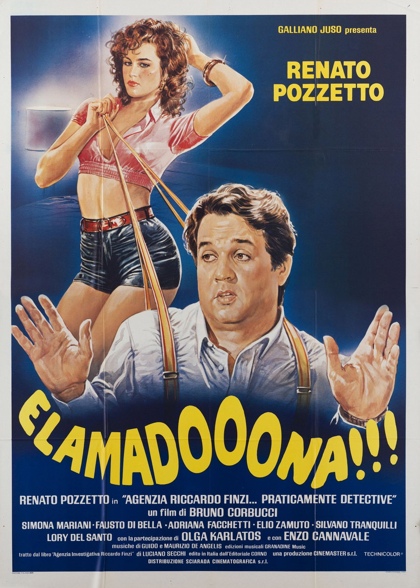 Manifesto 2 per il film Agenzia Riccardo Finzi... praticamente detective (1979)