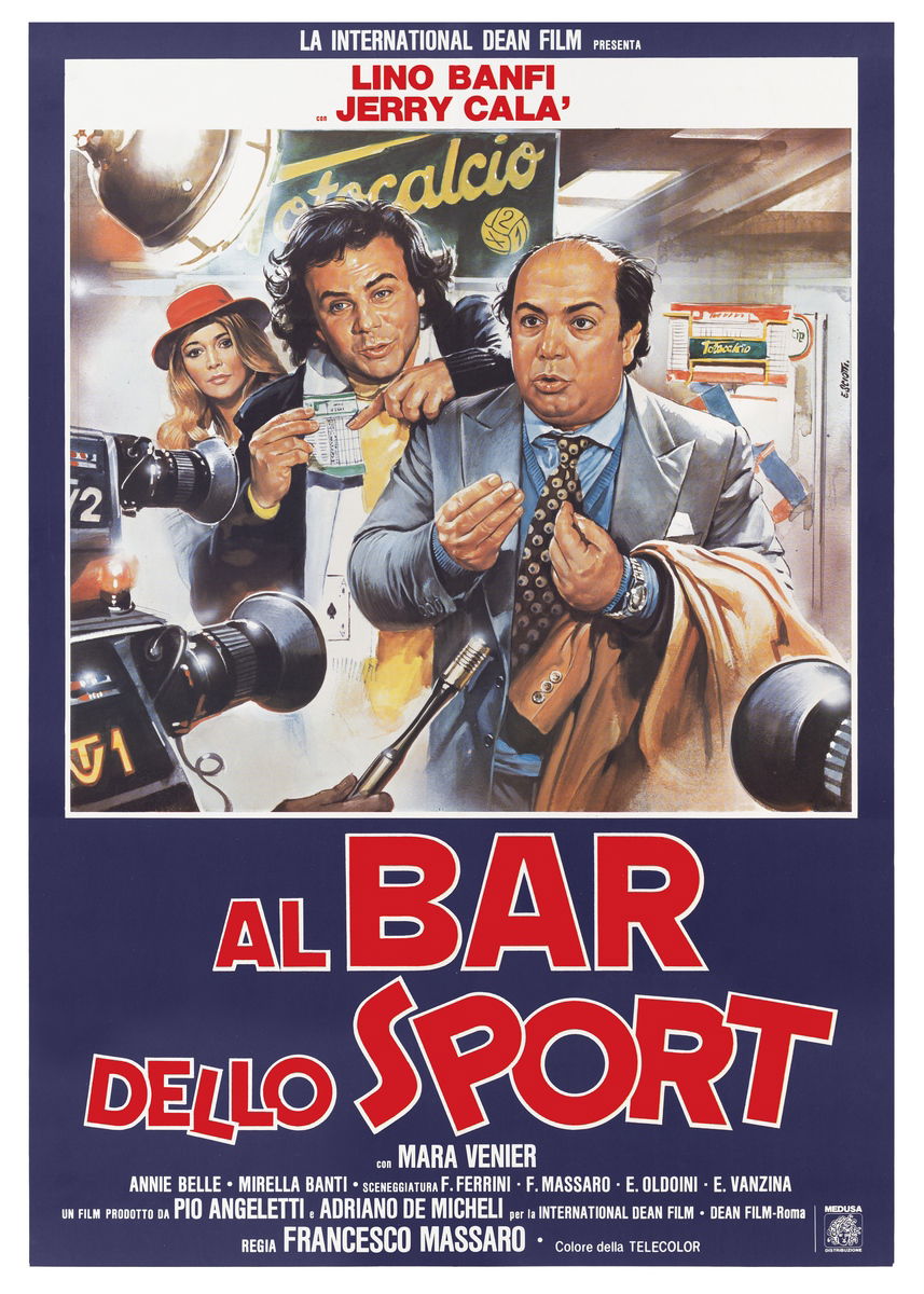 Al bar dello sport - Manifesto 2