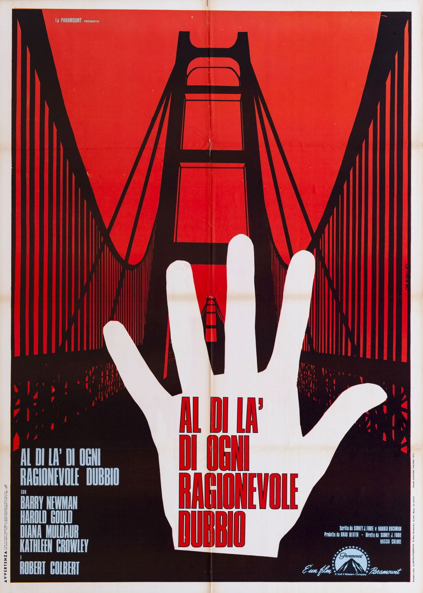 Al di là di ogni ragionevole dubbio - Manifesto 1