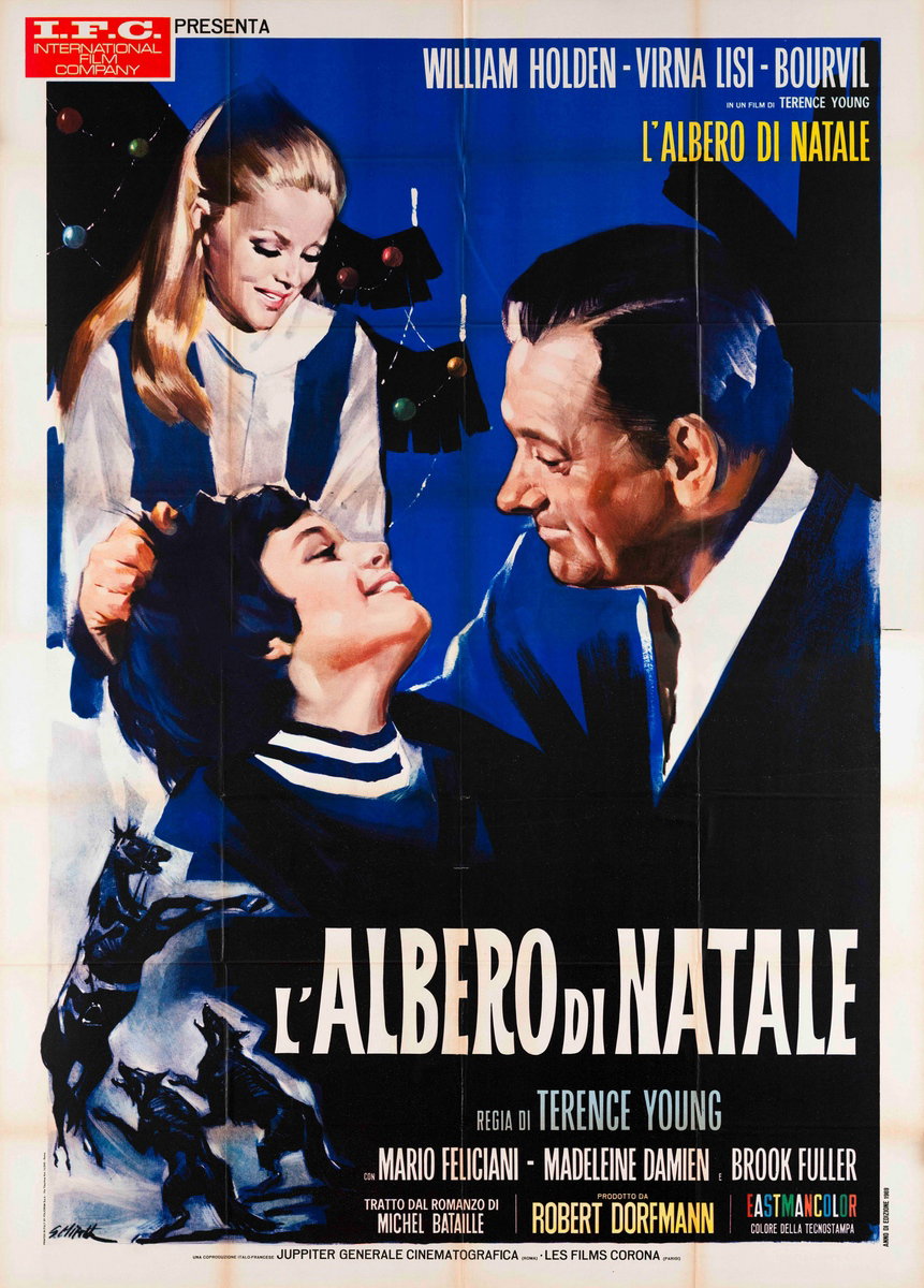 Poster 4 for the film The Christmas Tree (1969), painted by Giorgio Olivetti