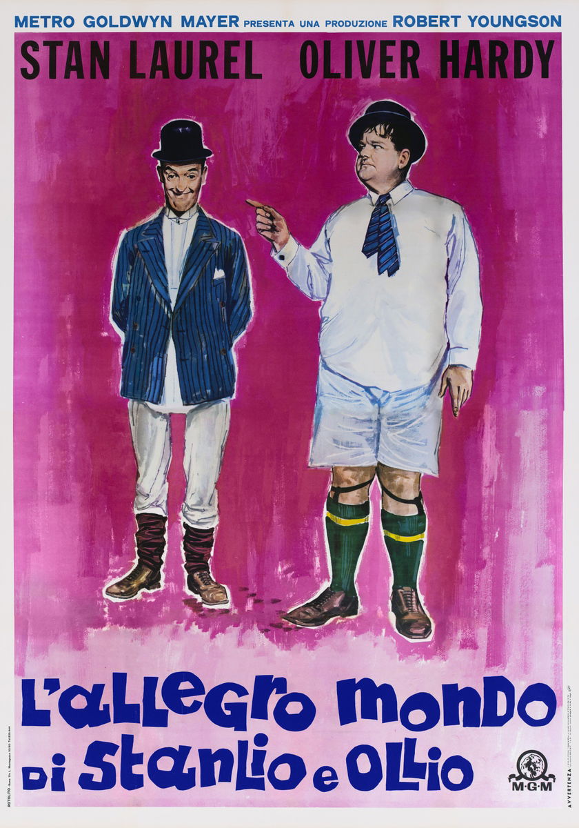 L'allegro mondo di Stanlio e Ollio - Manifesto 1
