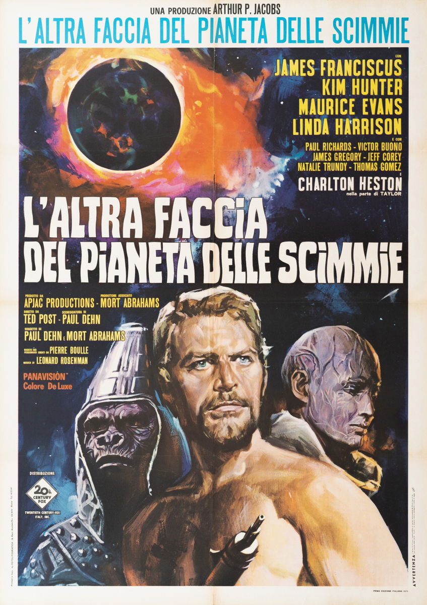 L'altra faccia del pianeta delle scimmie - Manifesto 1