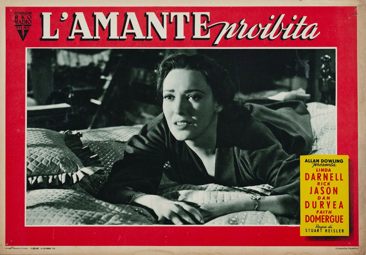 Fotobusta 3 per il film L'amante proibita (1954)