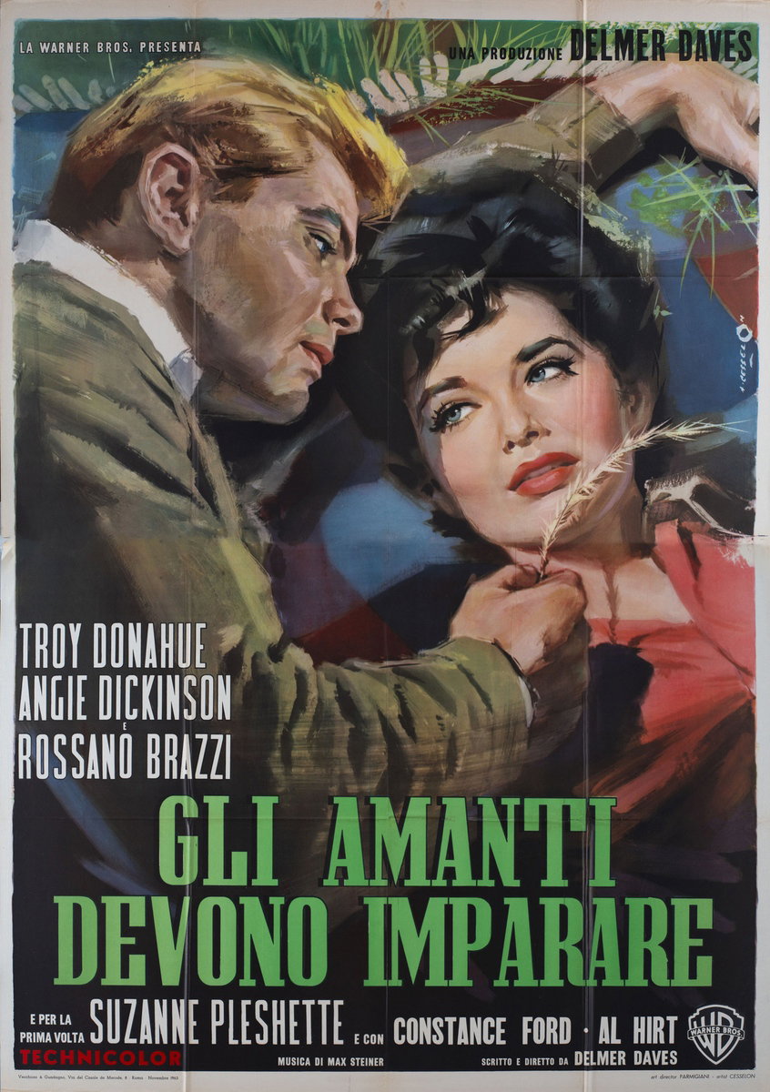 Poster 2 for the film Rome Adventure (1962), painted by Angelo Cesselon