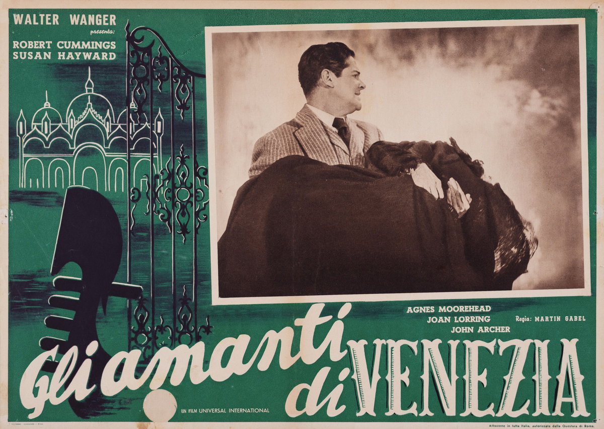 Fotobusta 3 per il film Gli amanti di Venezia (1947)