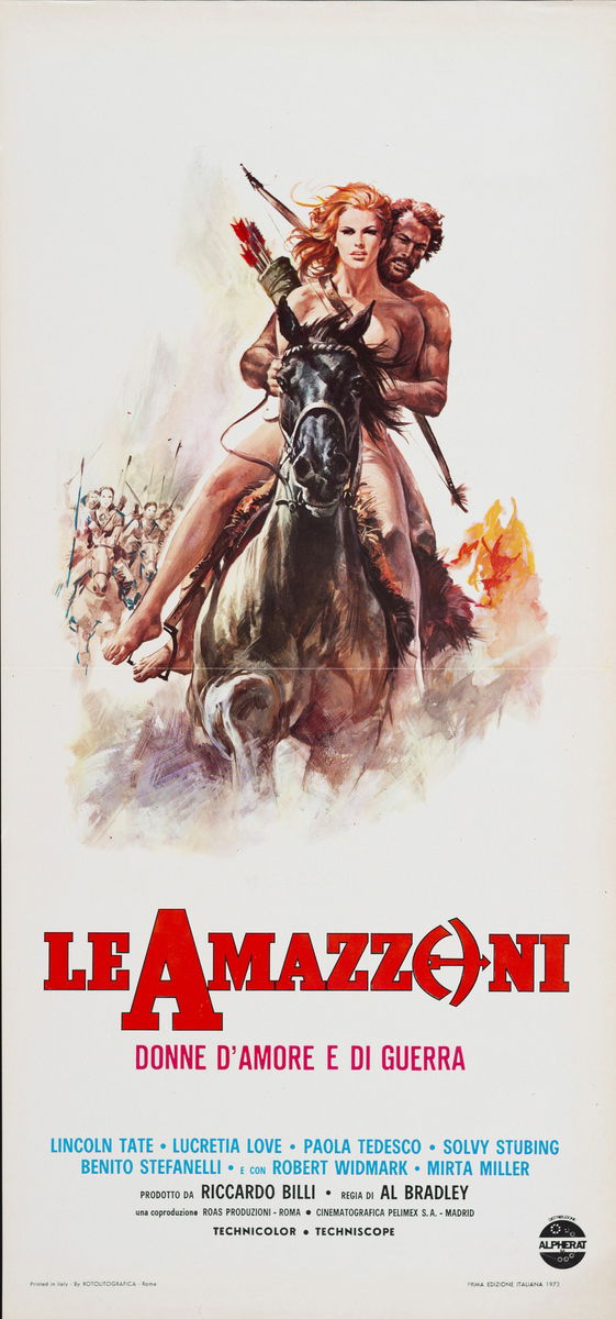 Battle of the Amazons - Lobby Card 1