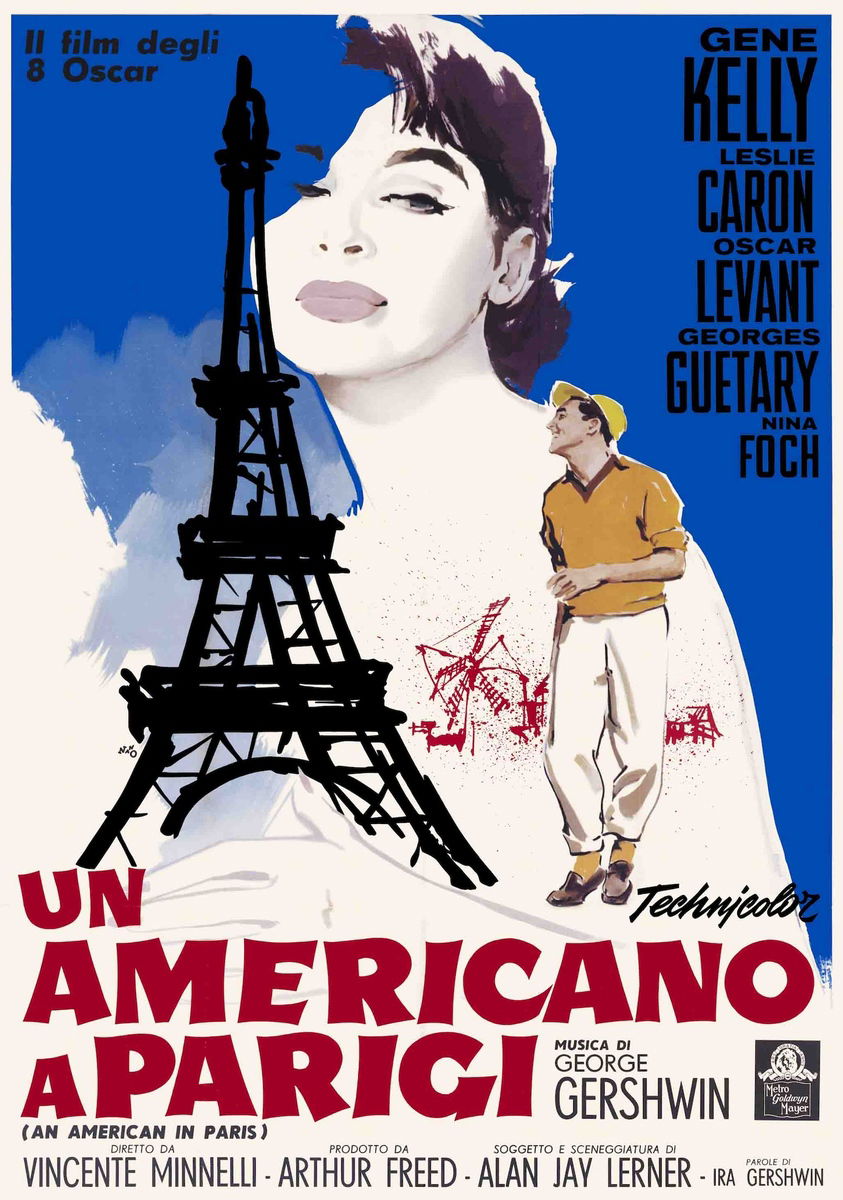 Un americano a Parigi - Manifesto 1
