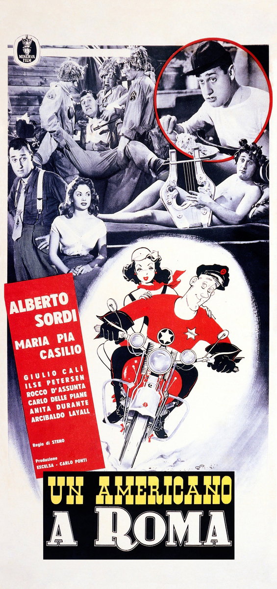 Locandina 3 per il film Un americano a Roma (1954)