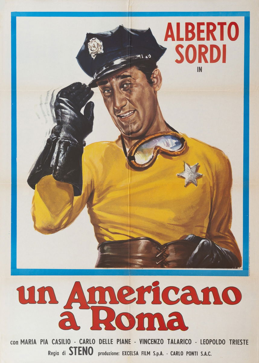 Un americano a Roma - Manifesto 1