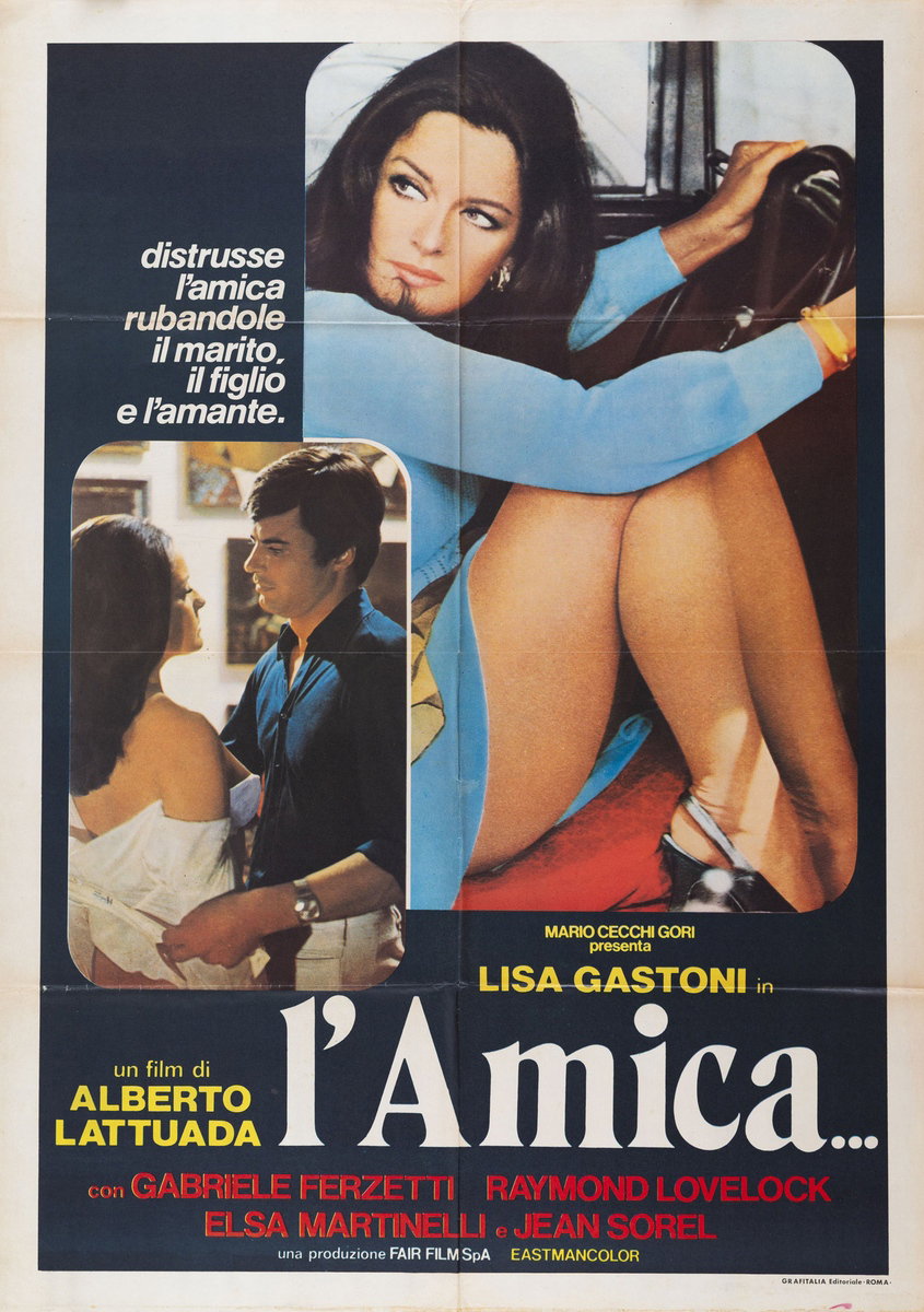 Manifesto 3 per il film L'amica (1969)