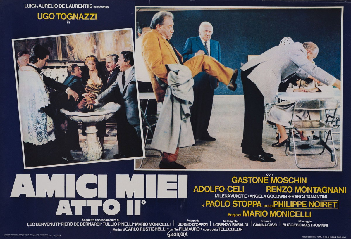 Fotobusta 2 per il film Amici miei - Atto II° (1982)
