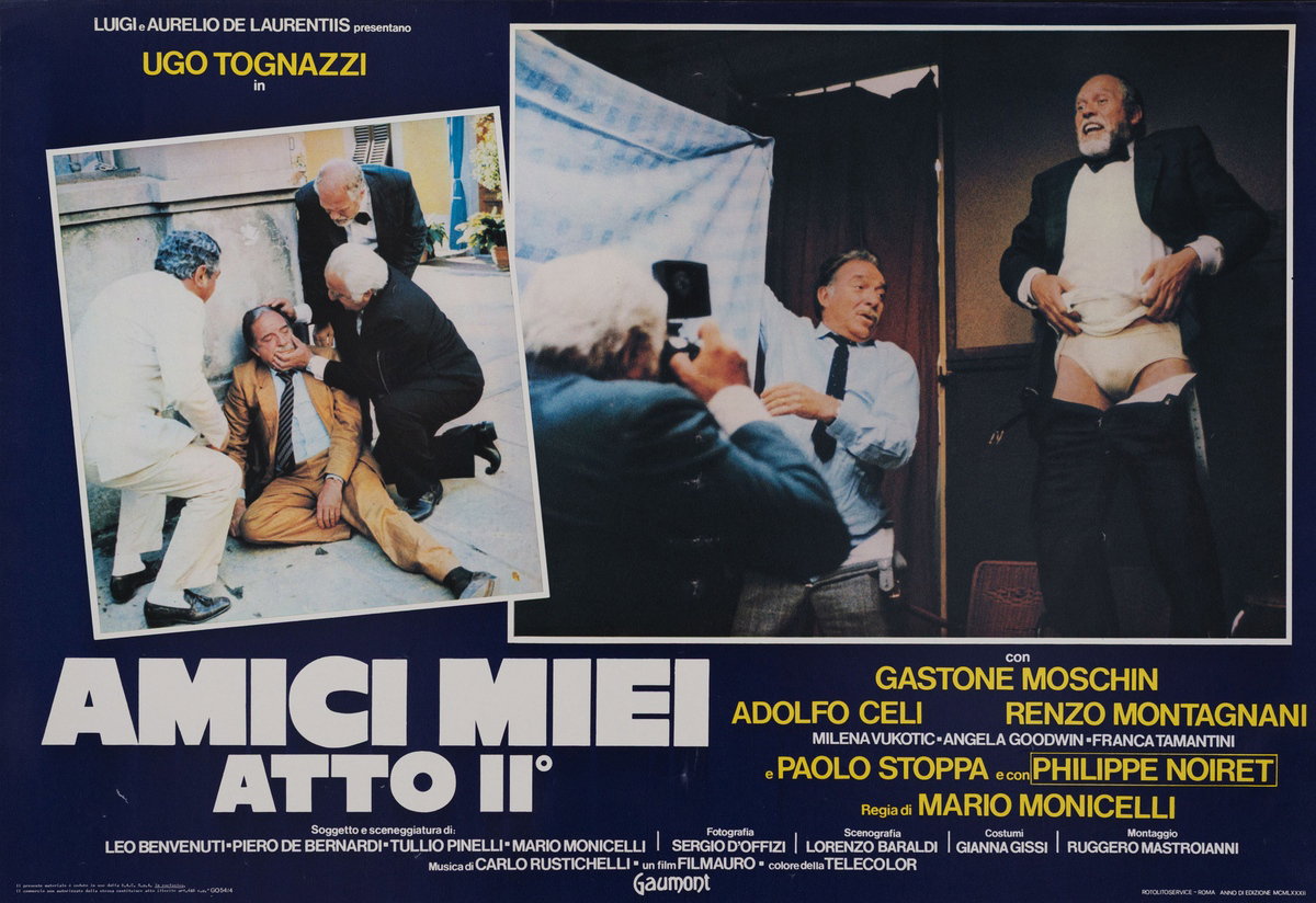 Fotobusta 3 per il film Amici miei - Atto II° (1982)