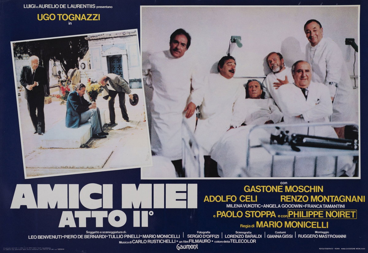 Fotobusta 5 per il film Amici miei - Atto II° (1982)