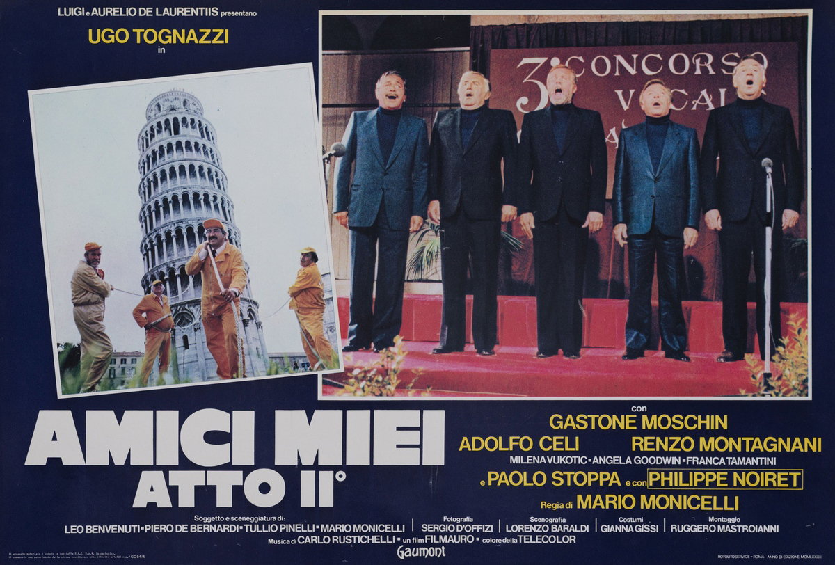 Fotobusta 4 per il film Amici miei - Atto II° (1982)