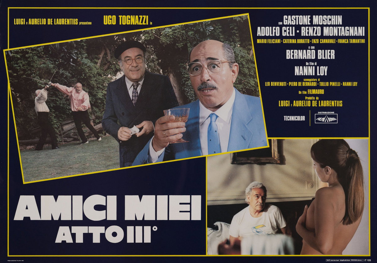 Fotobusta 6 per il film Amici miei - Atto III° (1985)