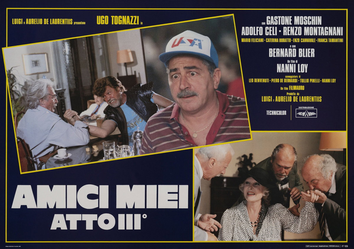Fotobusta 2 per il film Amici miei - Atto III° (1985)