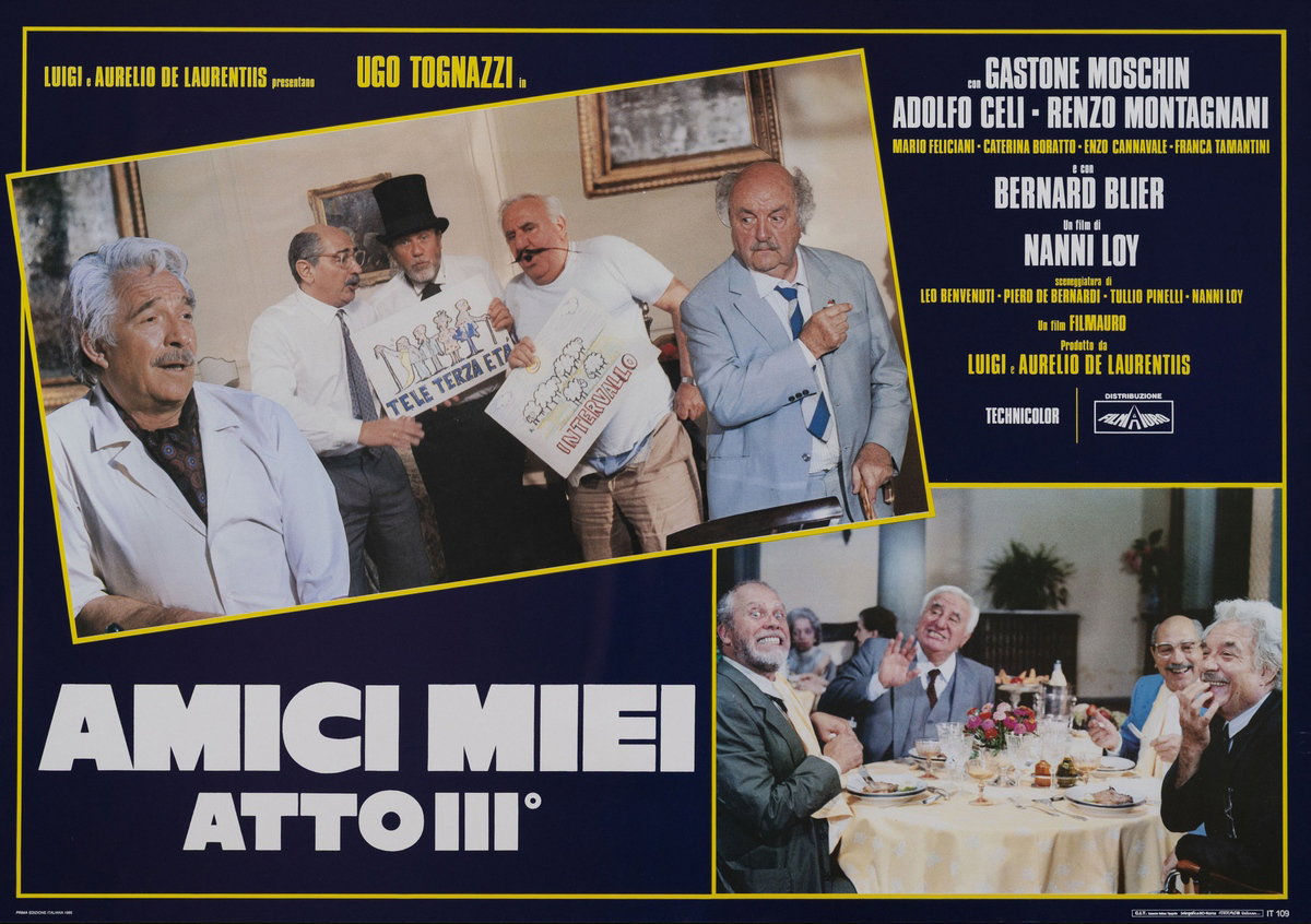 Fotobusta 3 per il film Amici miei - Atto III° (1985)
