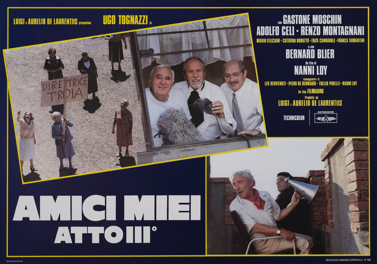 Fotobusta 4 per il film Amici miei - Atto III° (1985)