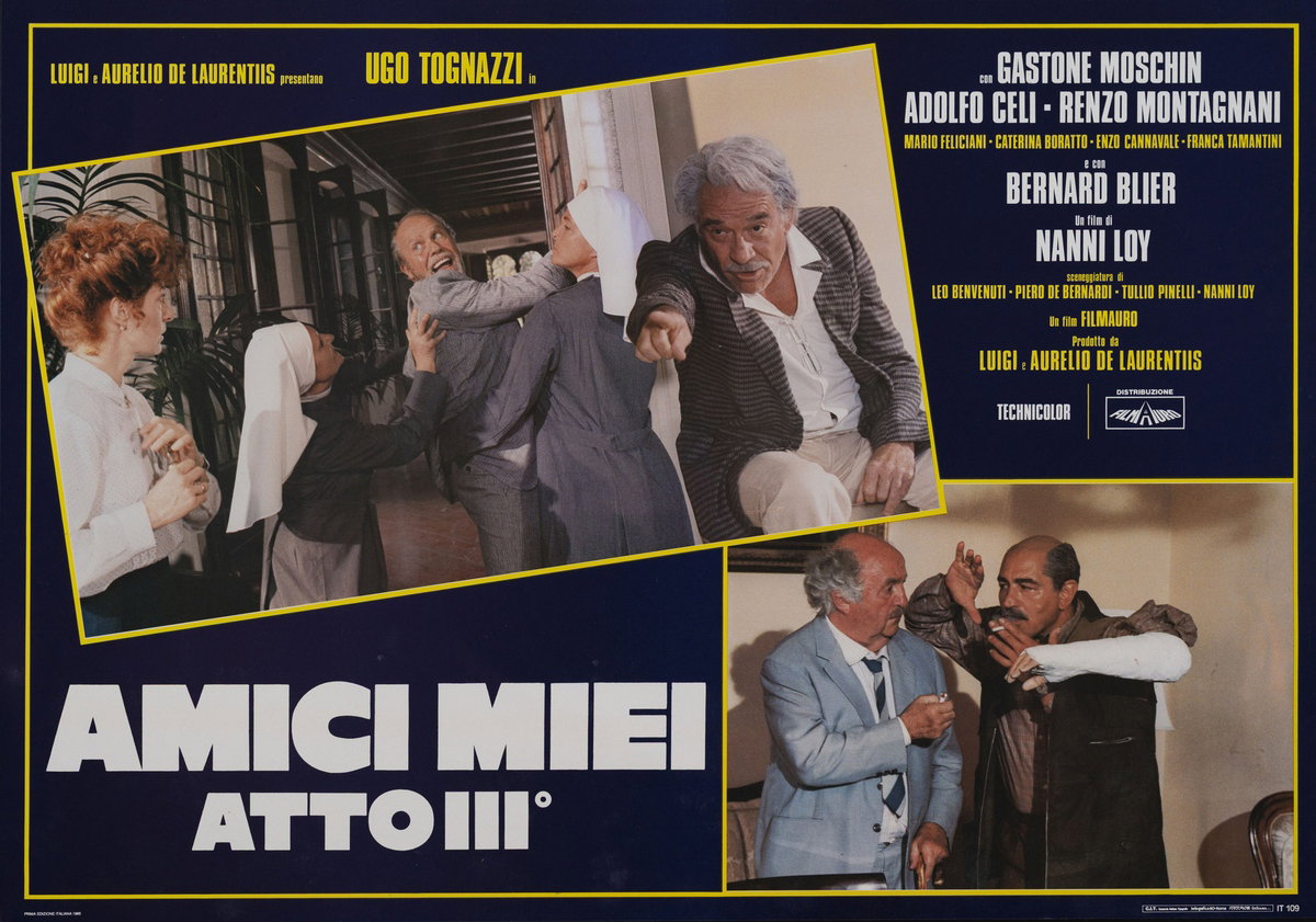 Fotobusta 5 per il film Amici miei - Atto III° (1985)
