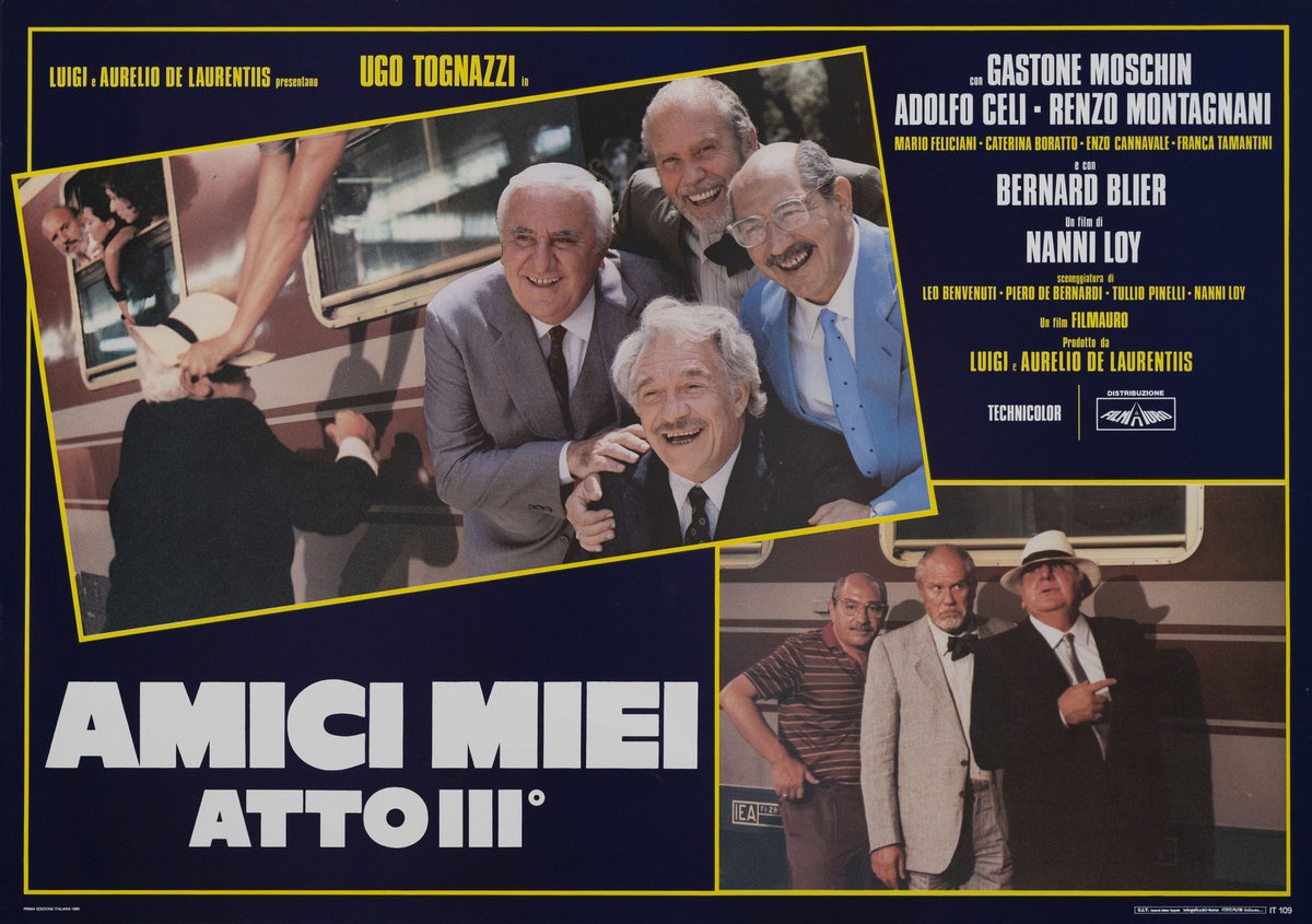 Fotobusta 8 per il film Amici miei - Atto III° (1985)
