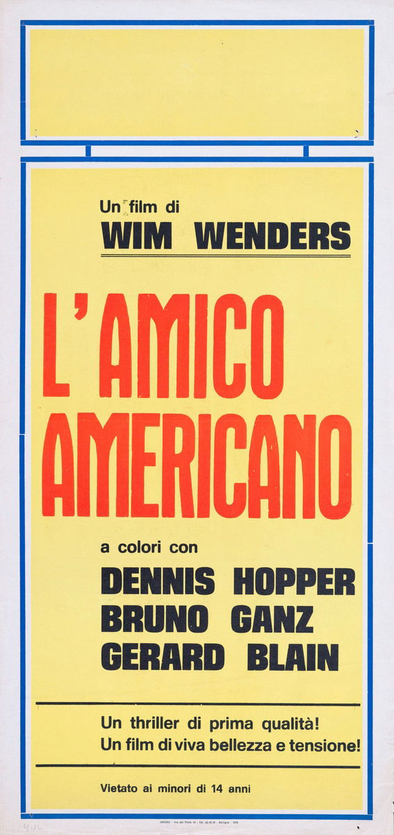 L'amico americano - Locandina 1