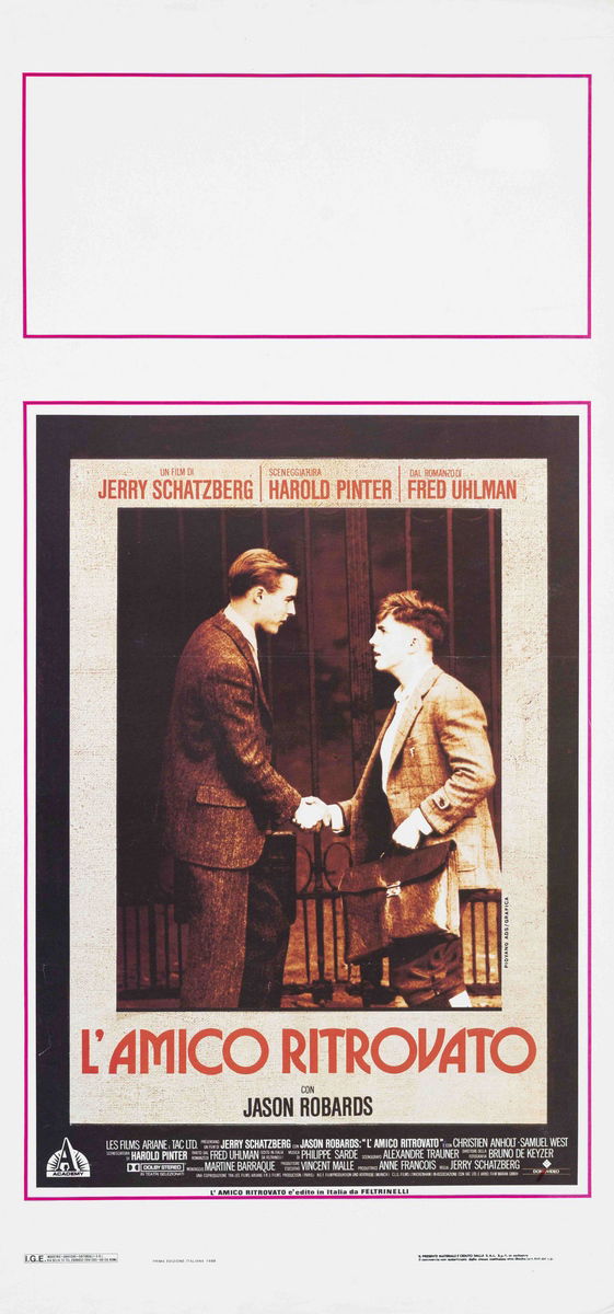 L'amico ritrovato - Locandina 1