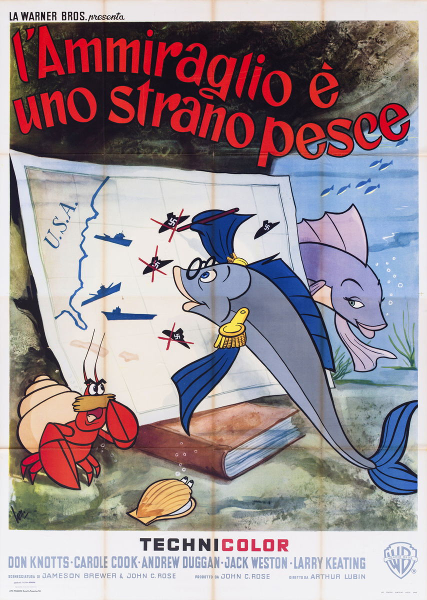 L'ammiraglio è uno strano pesce - Manifesto 1