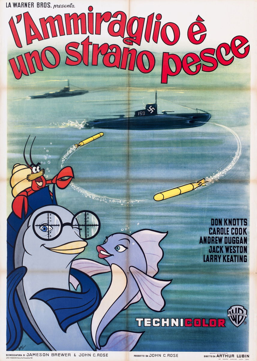 L'ammiraglio è uno strano pesce - Manifesto 2