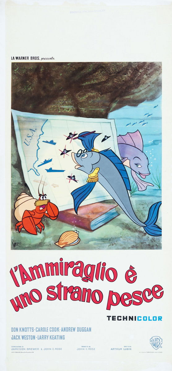 L'ammiraglio è uno strano pesce - Locandina 2