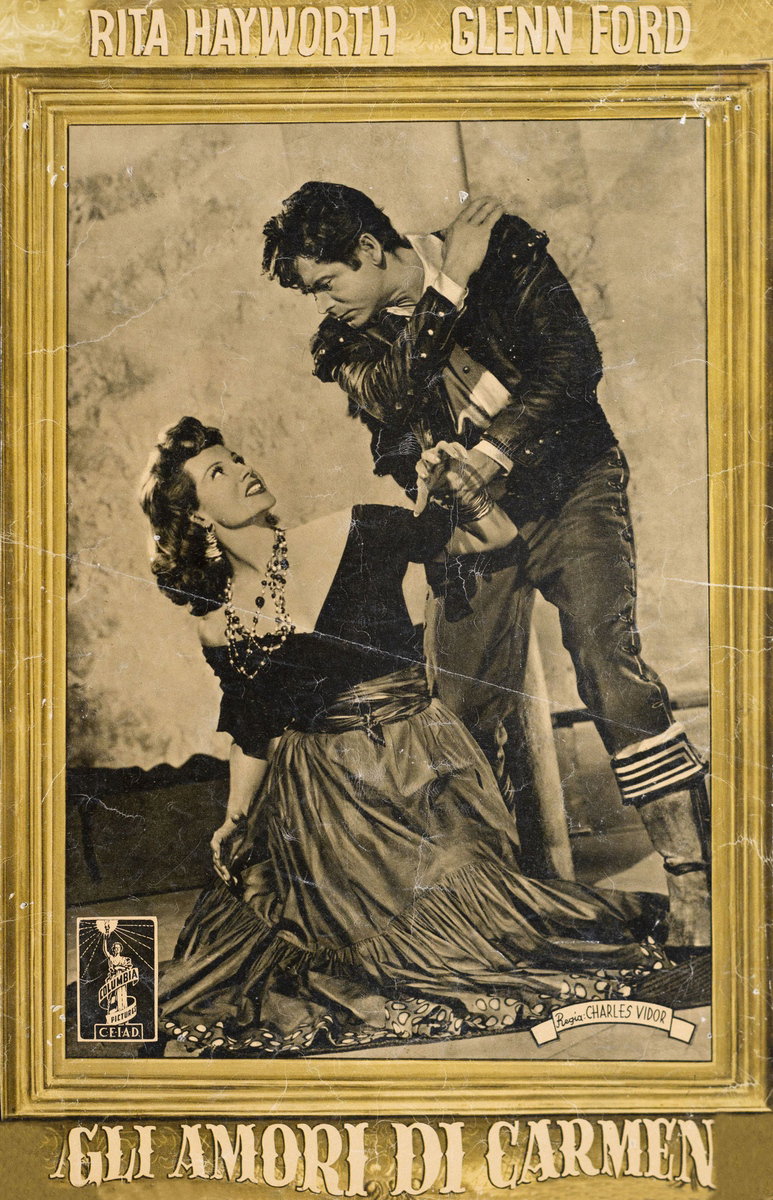Fotobusta 4 per il film Gli amori di Carmen (1948)