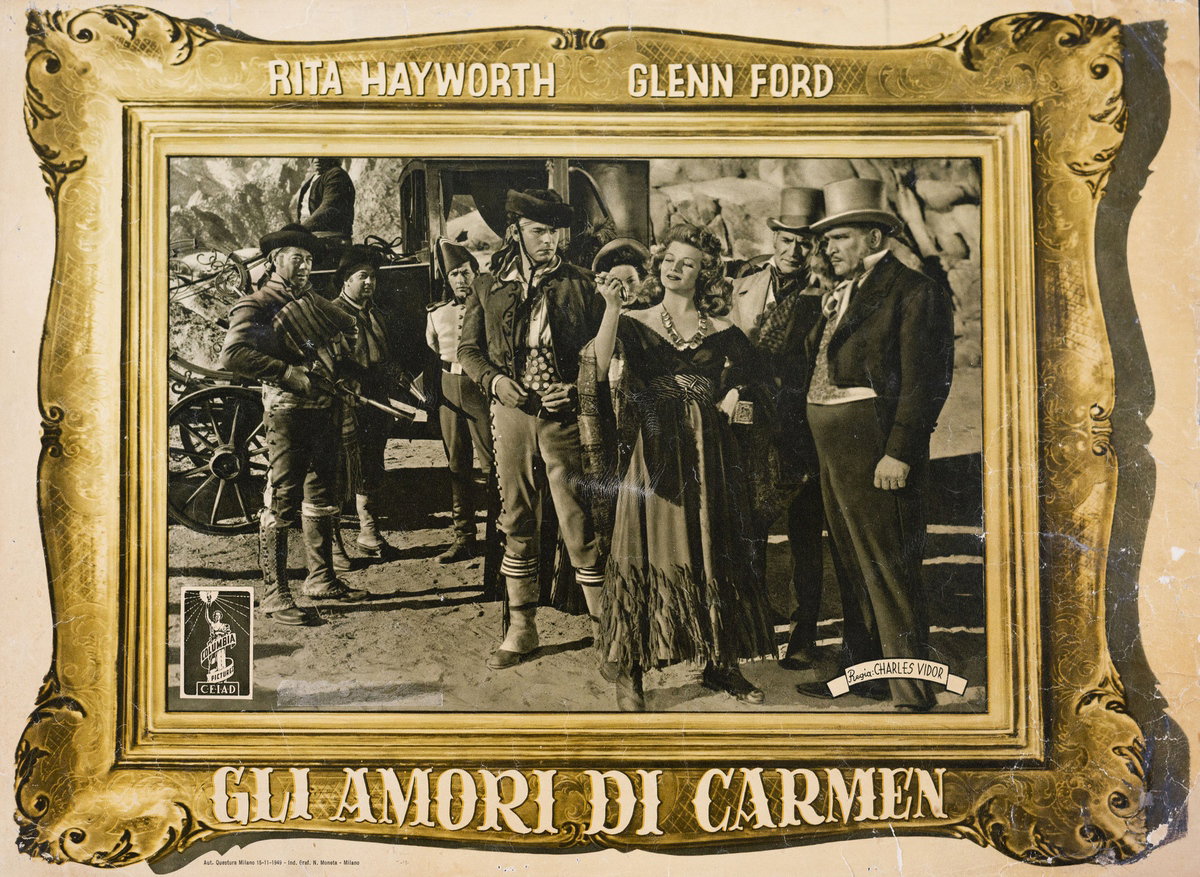 Lobby Card 2 for the film The Loves of Carmen (1948)
