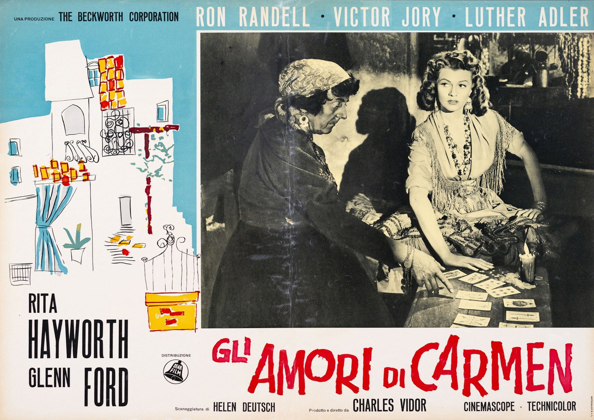 Fotobusta 3 per il film Gli amori di Carmen (1948)